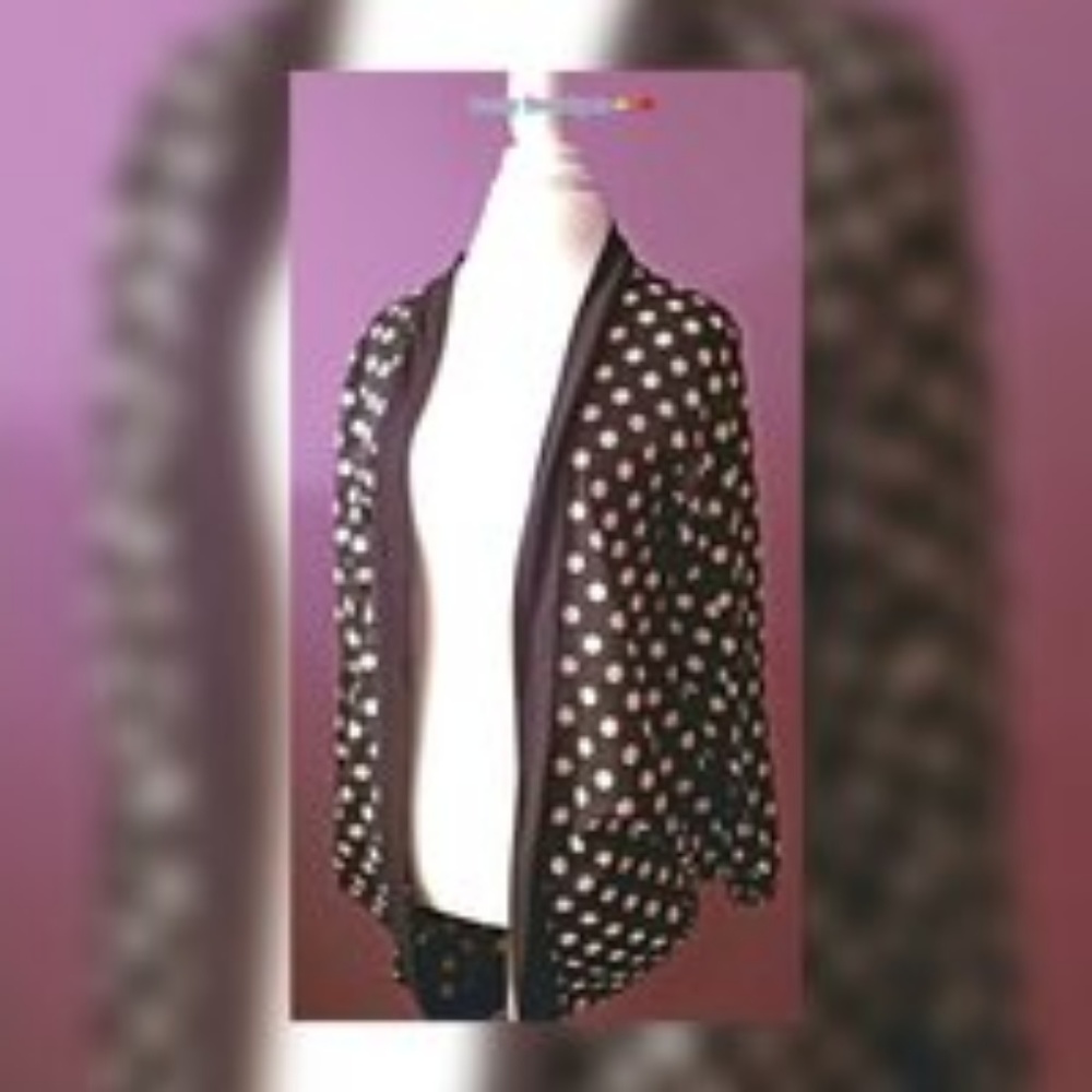 Kardashian Kollection Polkadot Cardigan